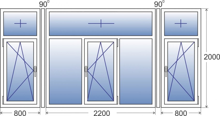 Окно размер 2100 ширина 1500 высота