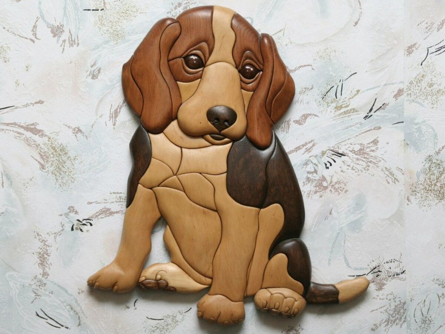 Мозаика из дерева интарсия