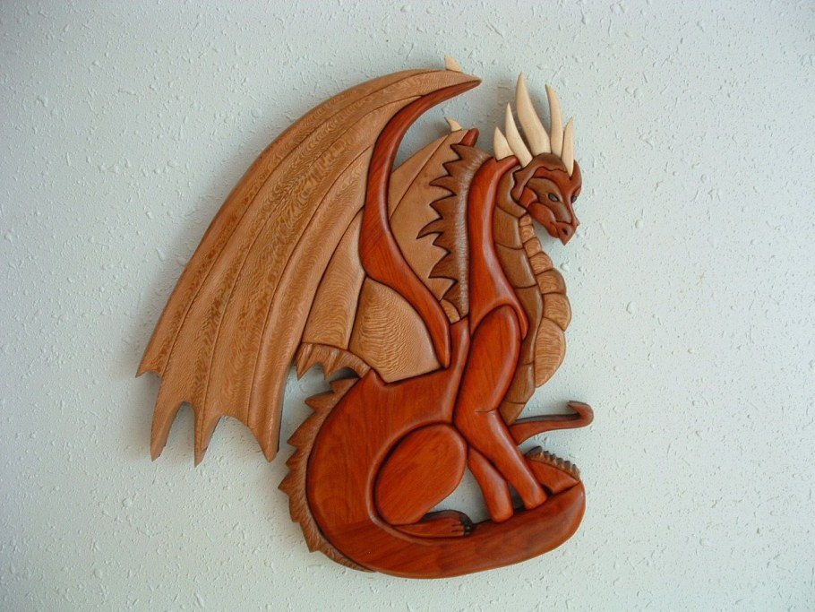 Интарсия дракон