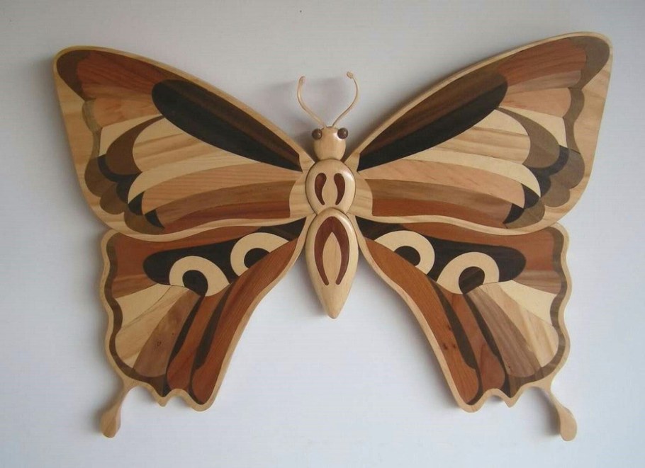 Мозаика из дерева интарсия