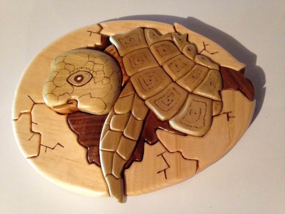 Интарсия черепашка