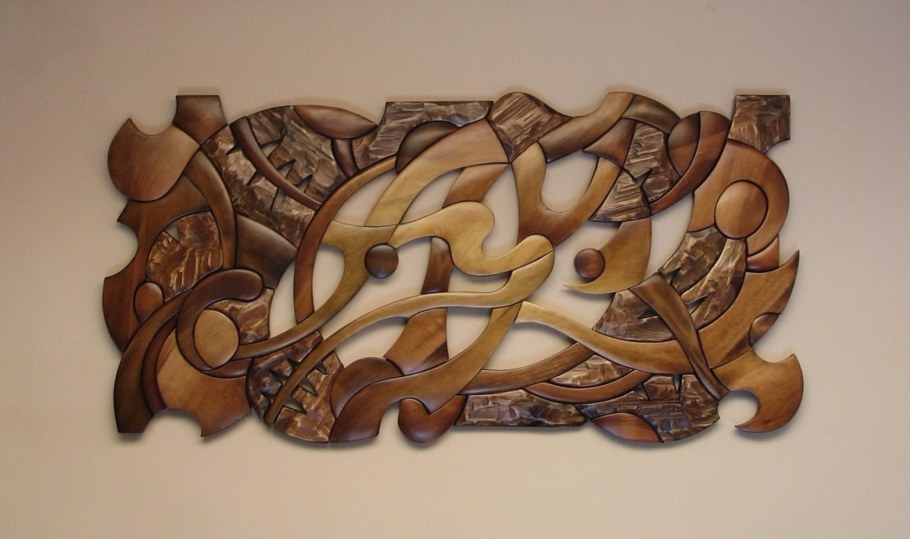 Деревянная мозаика интарсия панно