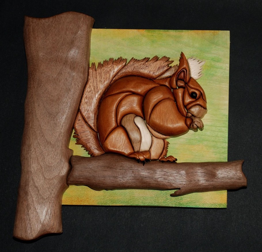 Интарсия Рысь