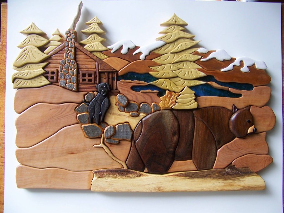 Интарсия и Маркетри по дереву