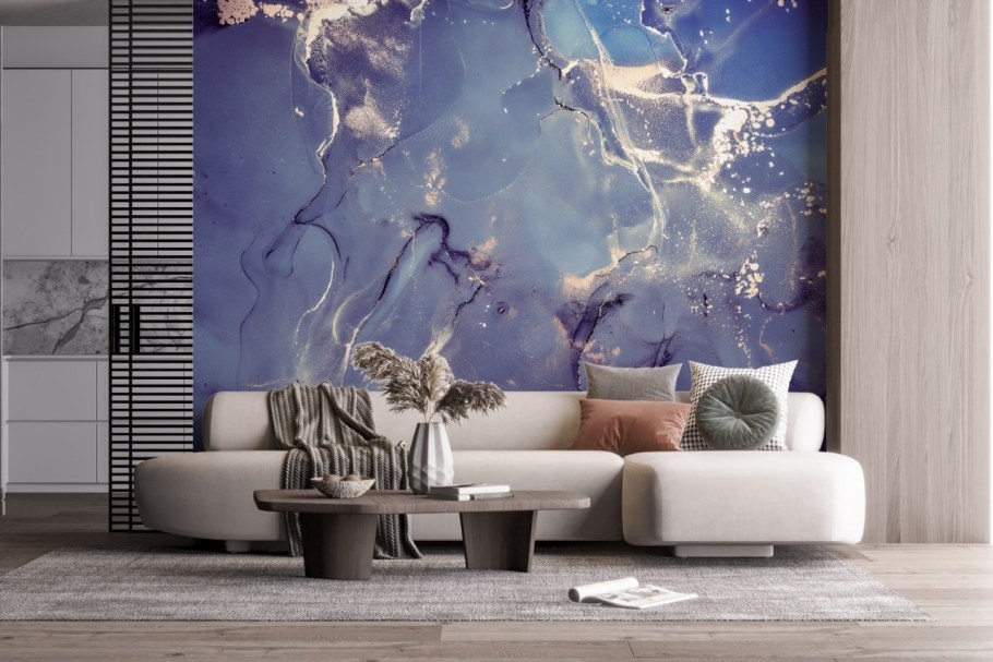 3d фотообои живописные флюиды