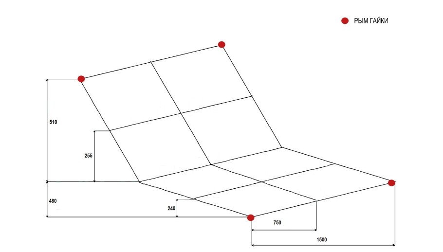 Кресло из профильной трубы кокон чертежи