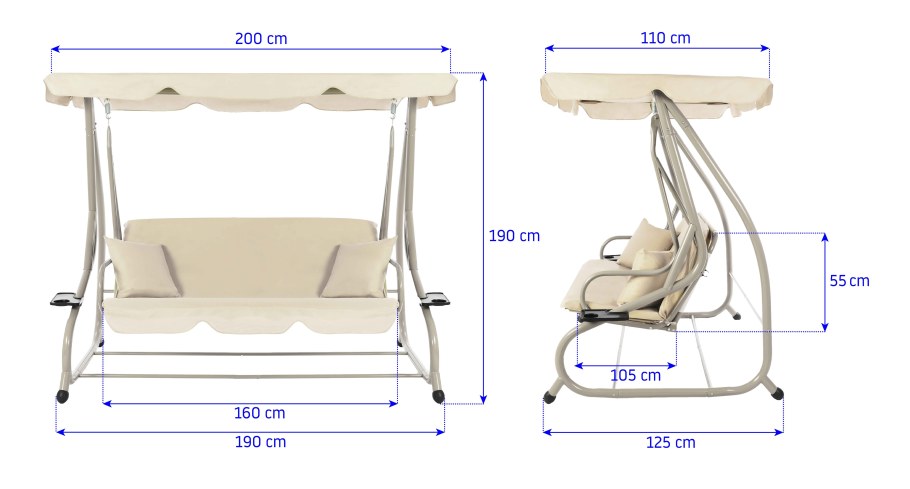 Чертежи крепления для качелей