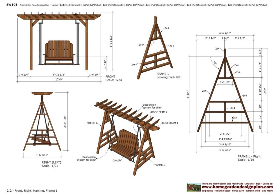 Проект качели своими руками