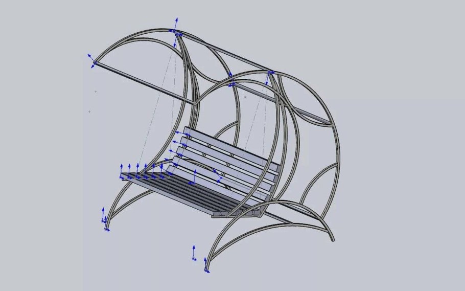 Качель Садовая деревянная чертежи