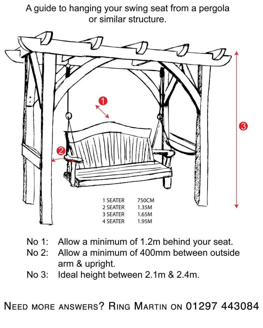 Качель диван Садовая чертеж