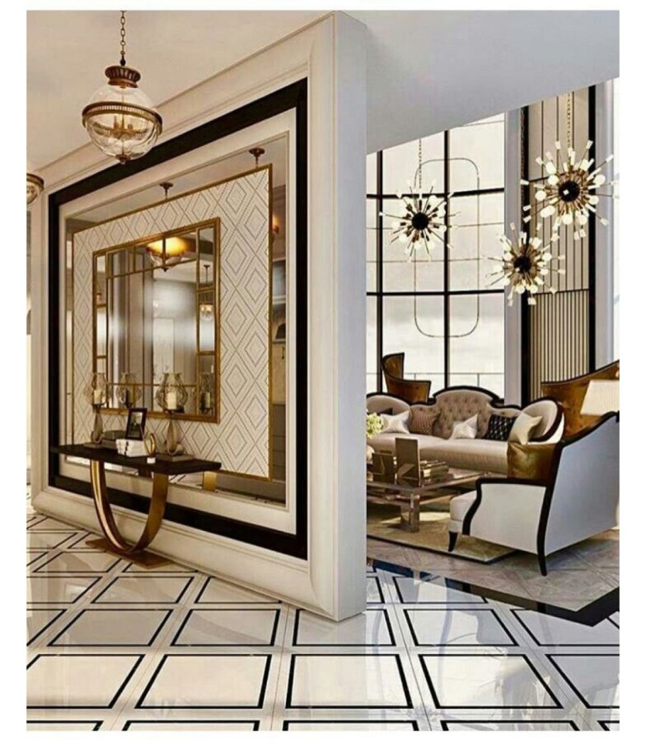 Зеркало в стиле арт деко