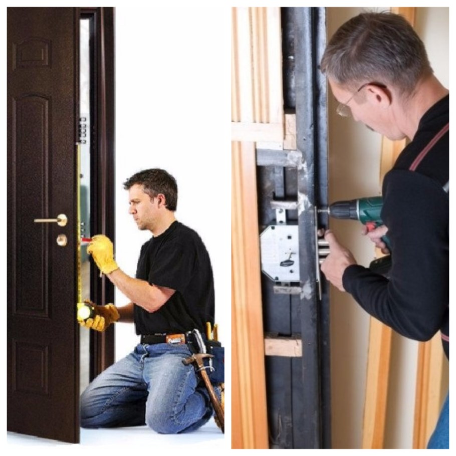 Монтаж межкомнатной двери в квартире