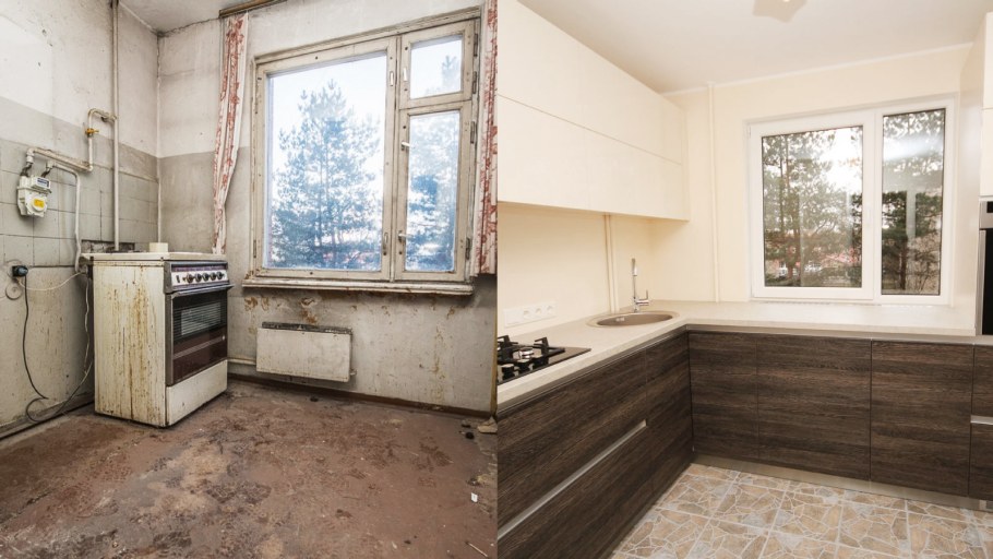 Интерьер квартиры до и после