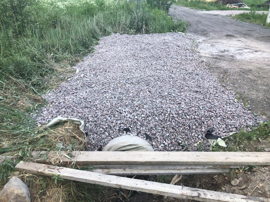 Геотекстиль под площадку для авто