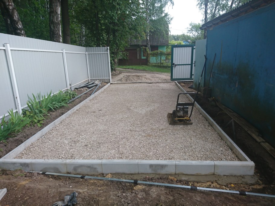 Обустройство заезда на участок