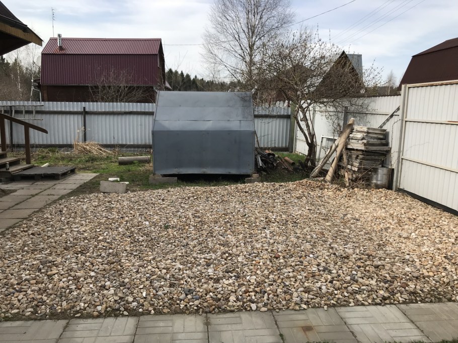 Бетонная площадка для авто