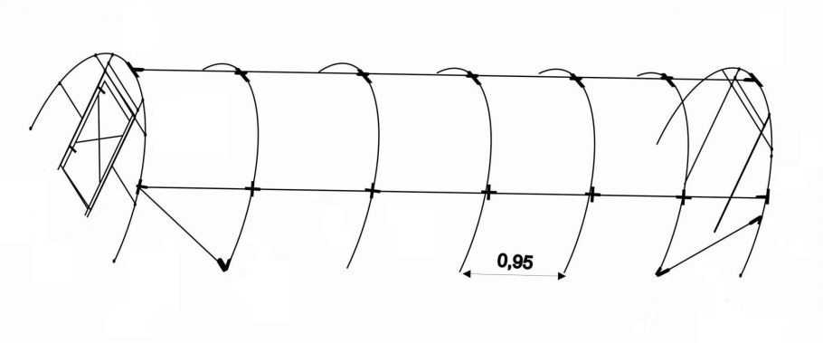 Парник из полипропиленовых труб своими руками чертежи