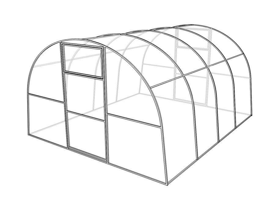 Длина труб для теплицы из ПВХ