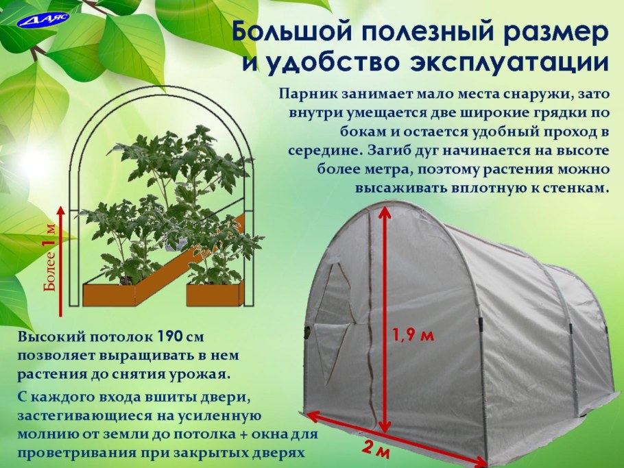 Теплица капелька чертеж с размерами 2мх4м