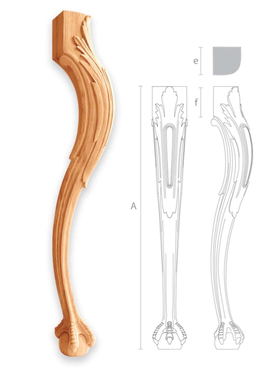 Ножки кабриоль h-100мм