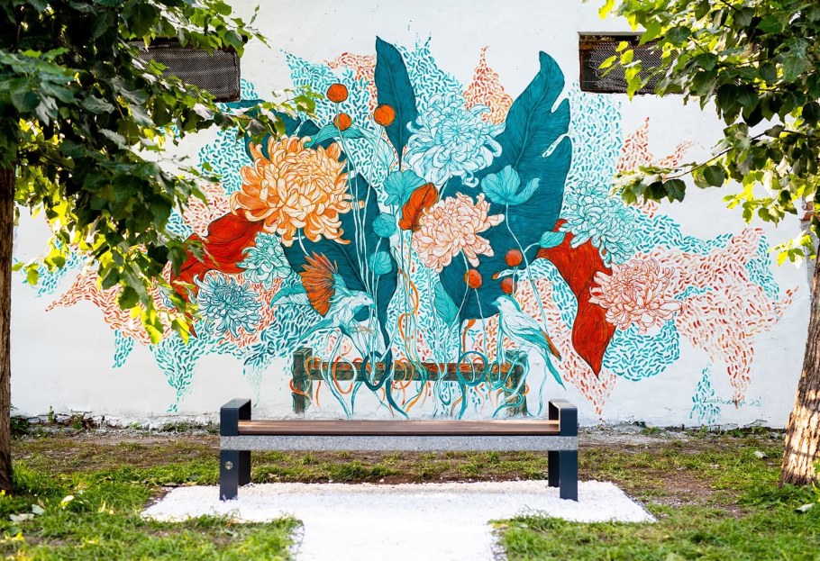 Современное искусство на асфальте