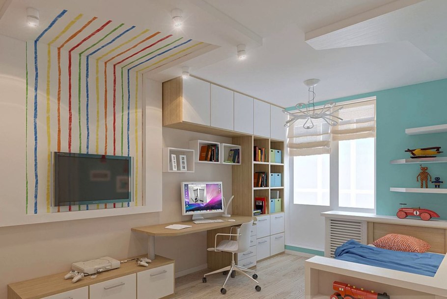 Комната школьника подростка