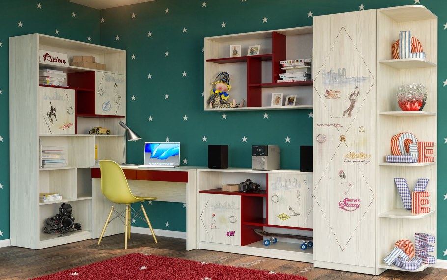 Аквилон модульная детская «кот»