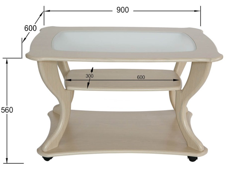 Стол журнальный Берже 3