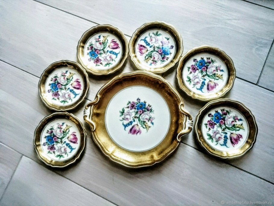 Чайная пара луговые цветы