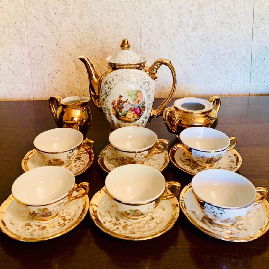 Сервизы Бавария золотые