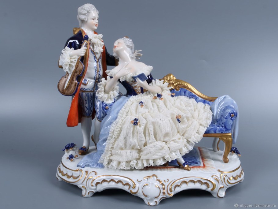 Статуэтка фарфоровая Unterweissbach 19 век