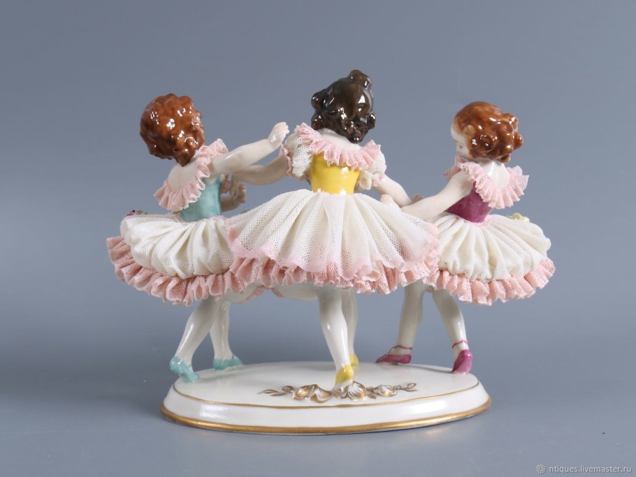 Фарфоровые статуэтки Германия Винтаж липендорф