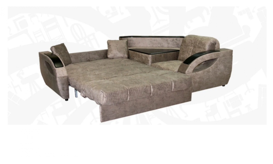 Диван угловой Виктория 3-1 Боковина с полкой