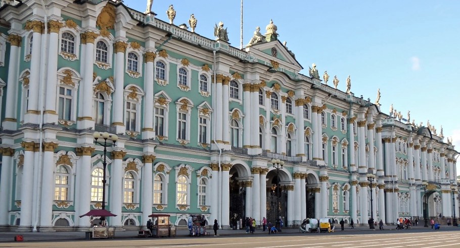 Западный фасад зимнего дворца