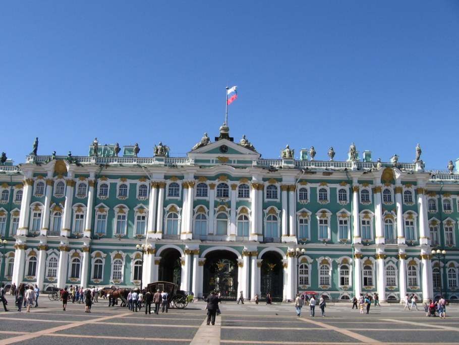 Растрелли зимний дворец Дворцовая площадь