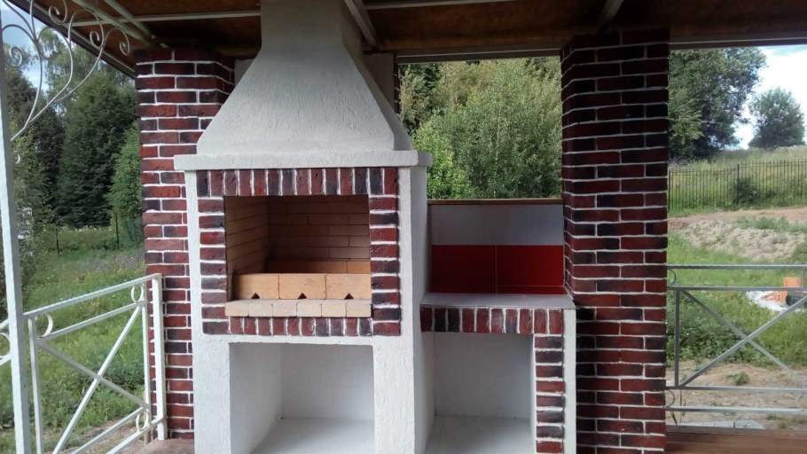 Беседка с барбекю