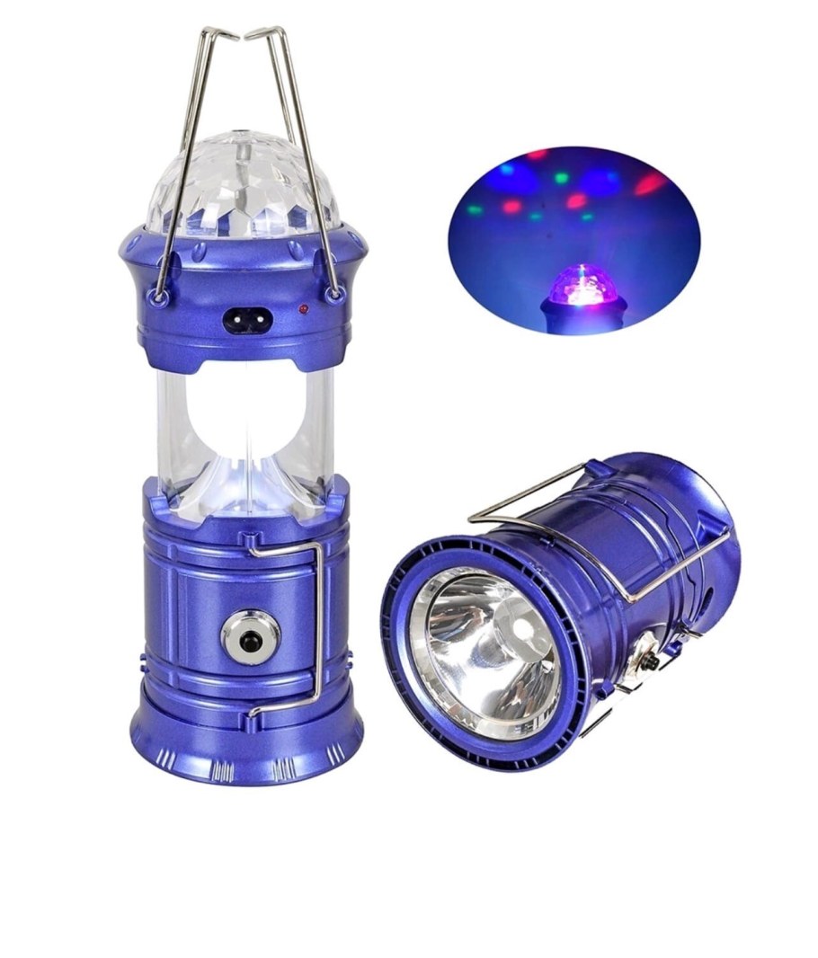 Фонарь кемпинговый 3в1 с дискошаром sh-5802