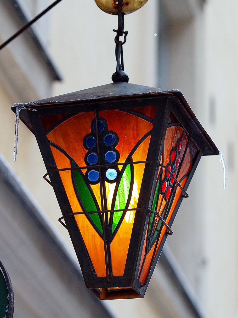 Фонарь бра уличный Тиффани