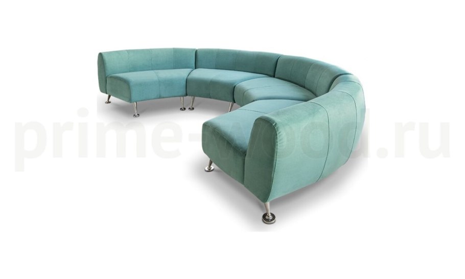 Круглый диван вокруг колонны