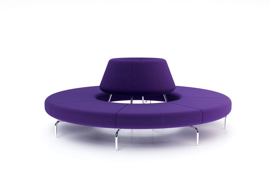 Круглая офисная мягкая мебель