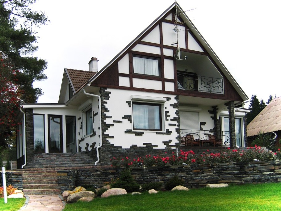 Фасад ОСП фахверк