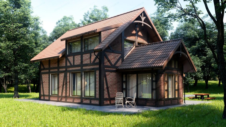 Отделка фасада искусственным камнем