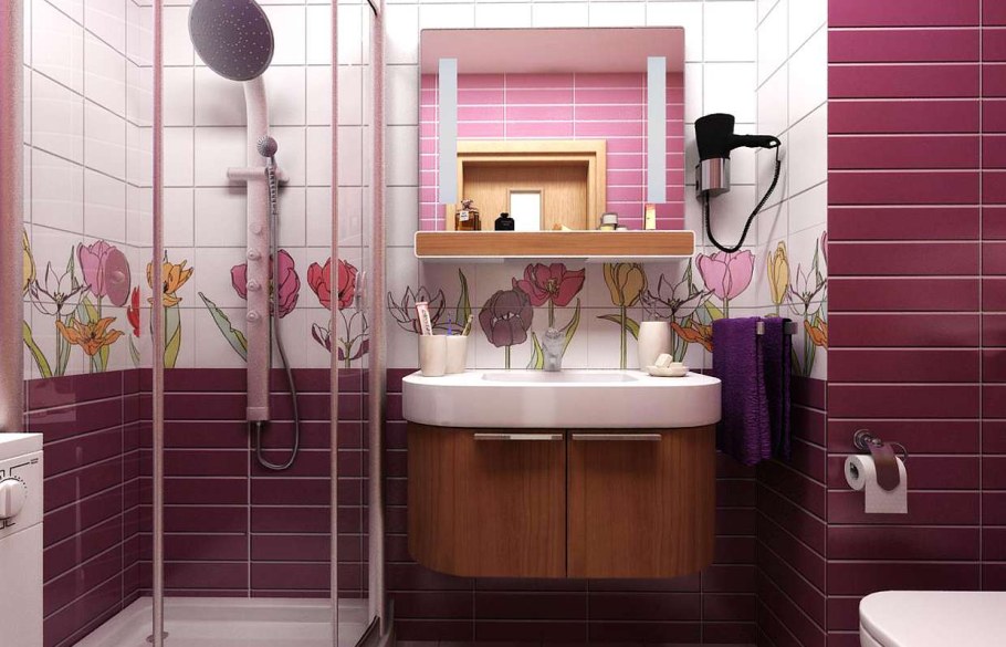 Ванная совмещенная с туалетом