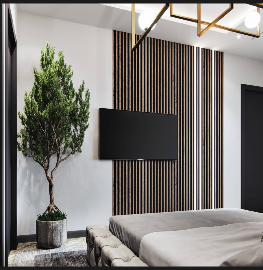 Спальня лофт Скандинавия