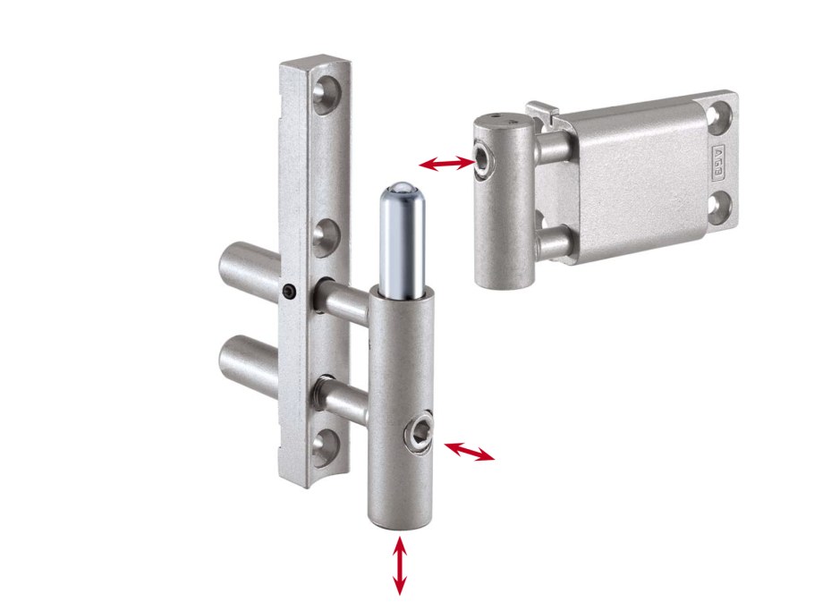 Скрытые петли с доводчиком для межкомнатных дверей