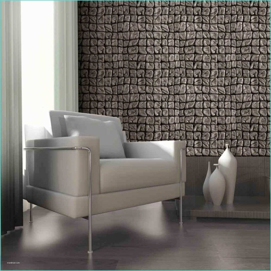 Обои под крокодиловую кожу в интерьере