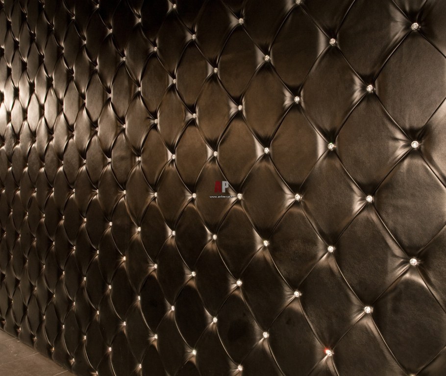 Стеганые кожаные панели