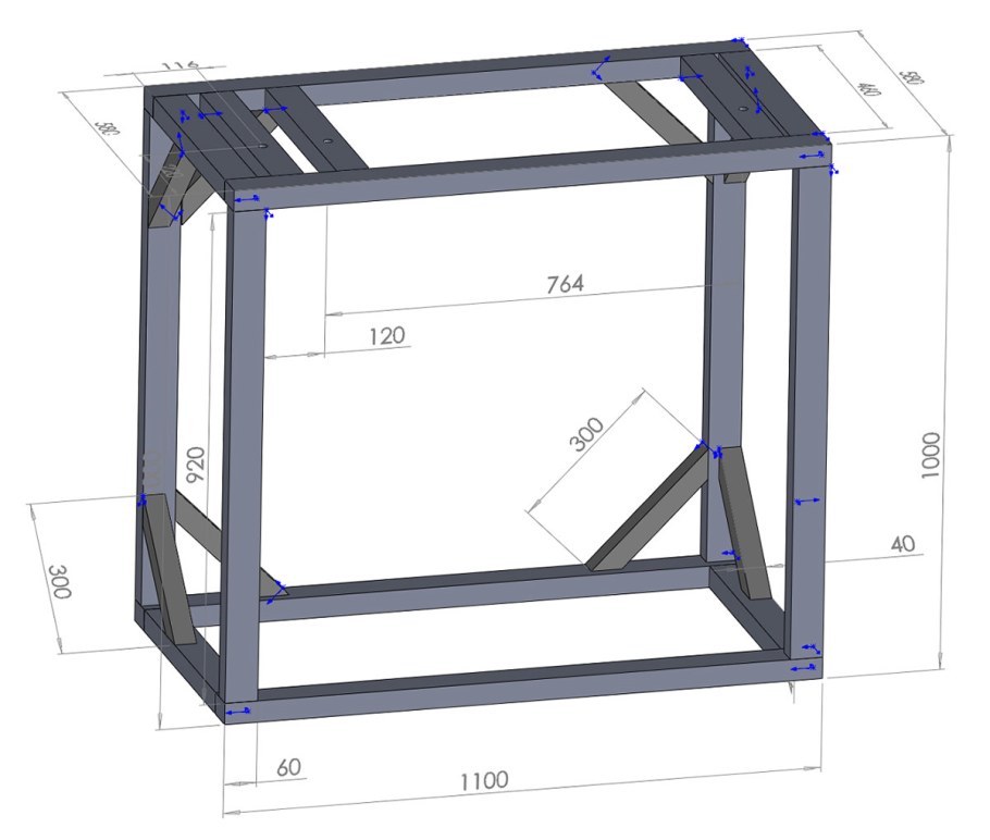 Подставка под еврокуб 1 метр Воскресенск