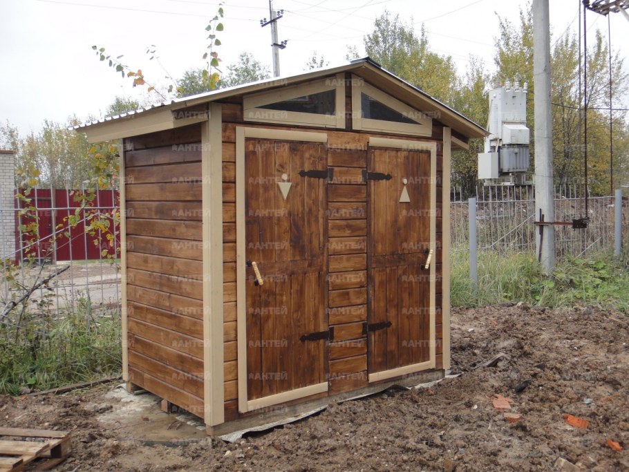 Туалет с душем для дачи
