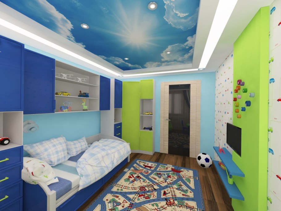 Интерьер детской для мальчика